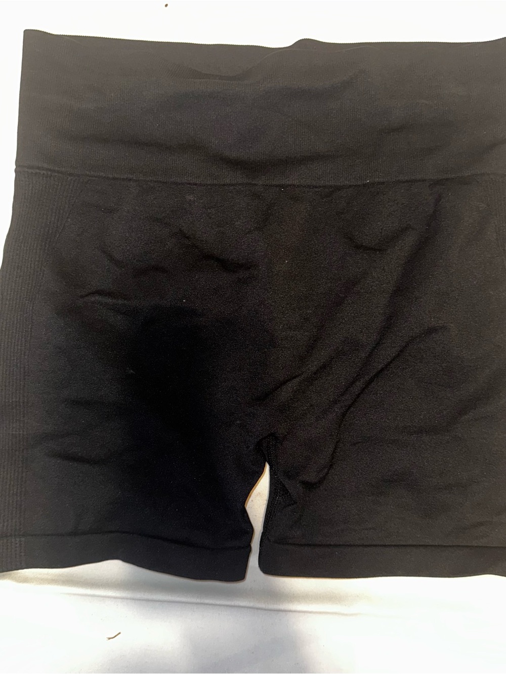 SHEIN Black High-Waist Seamless Athletic Bike Shorts